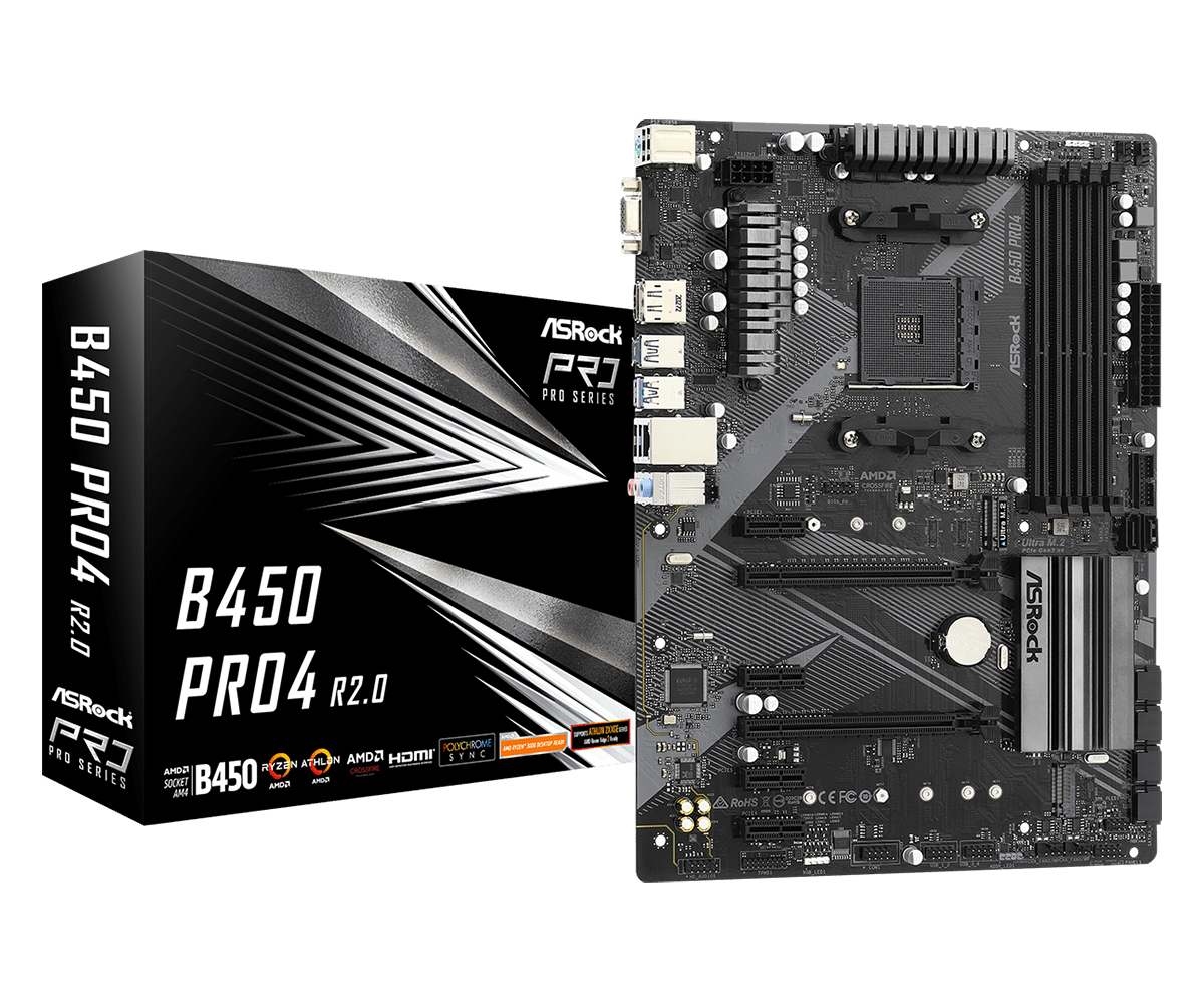 Asrock b450 pro4 установка оперативной памяти